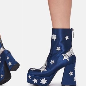 Dolls Kill Made From Stardust Platform Boots